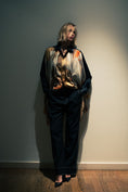 Load image into Gallery viewer, Embellished with scarves unisex INNA's silk shirt