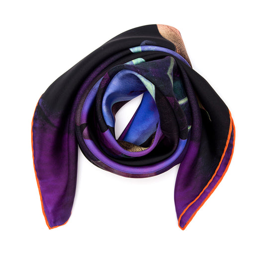 “Purple Rain“ Silk Scarf
