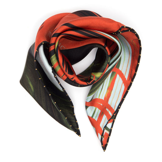 “Human“ Silk Scarf