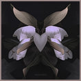 Load image into Gallery viewer, Silk Scarf Magnolia Noir