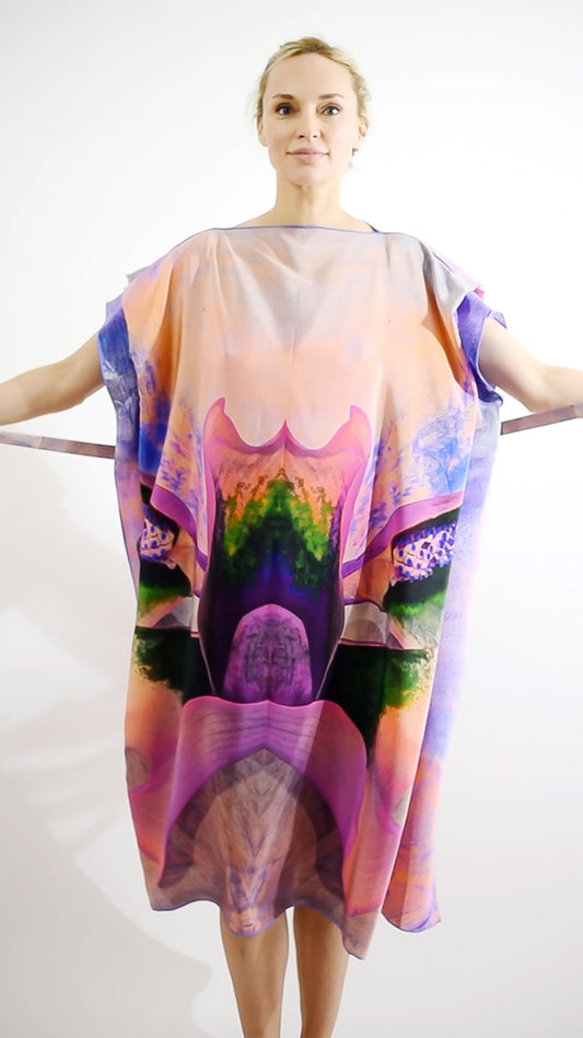 "Phantom de Paradis" Silk Tunic