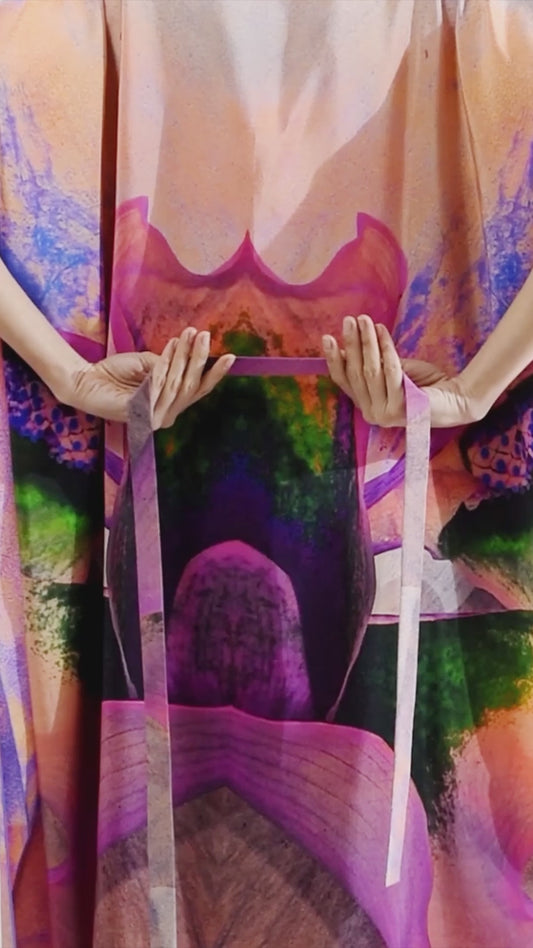 "Phantom de Paradis" Silk Tunic