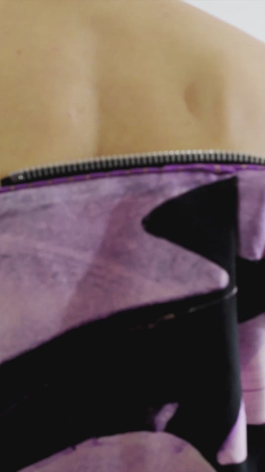 "Broken Flowers" Silk Tunic only one left!