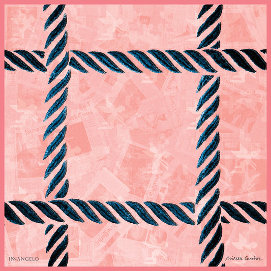 "Lava Rope" Silk Scarf by Mircea Cantor