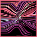 Load image into Gallery viewer, "Lily Art Deco" Silk Scarf
