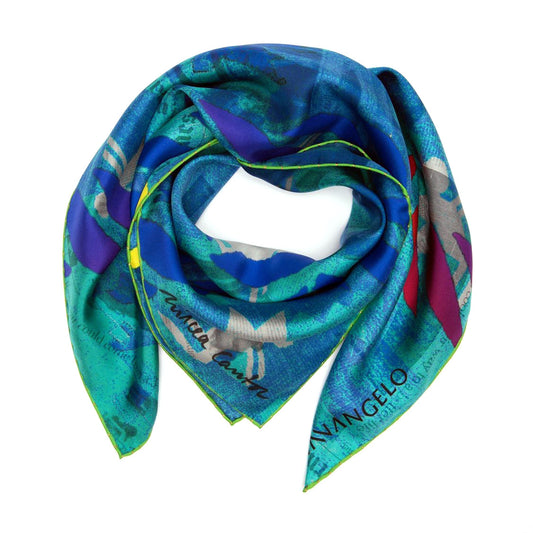 Art scarf “Rainbow Rope“  by Artist  Mircea Cantor