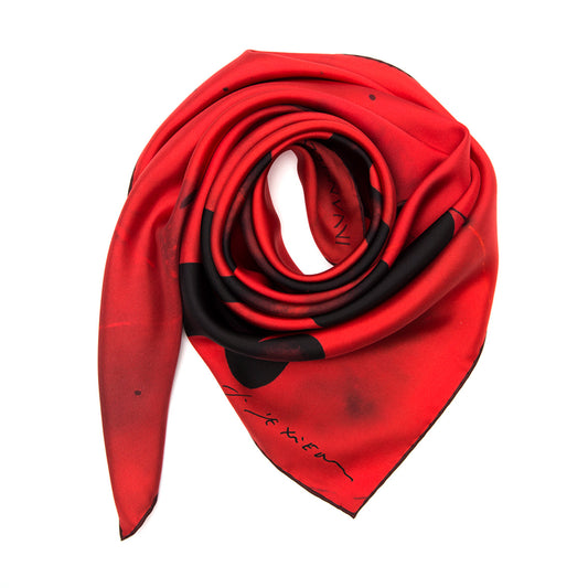 Art scarf "Theoria Sacra"  by Richard Texier COLLECTOR