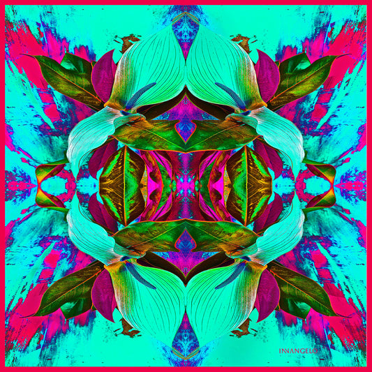 “Flamboyant“ Silk Scarf