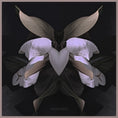 Load image into Gallery viewer, "Black Magnolia" Silk Scarf
